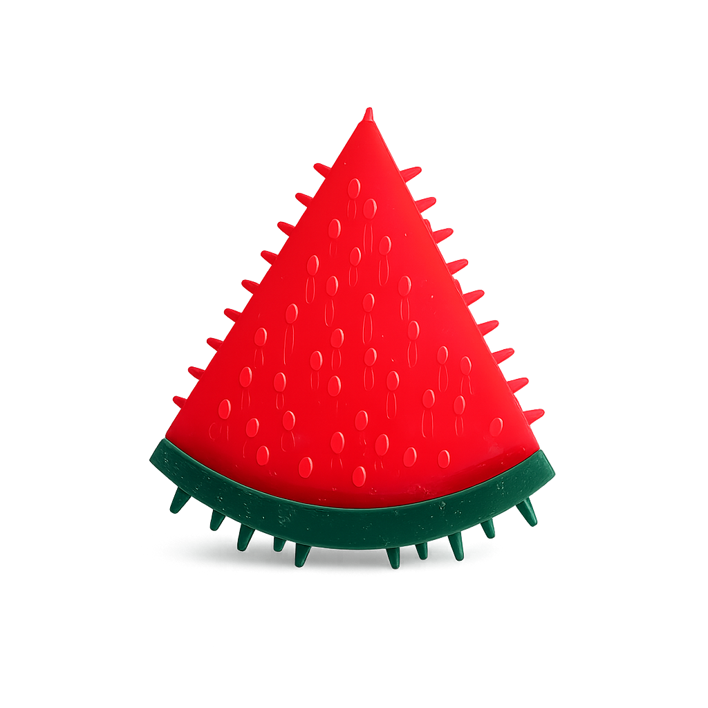 Teething Rubber Water-filled Frozen Fruit Shape Dog Toy